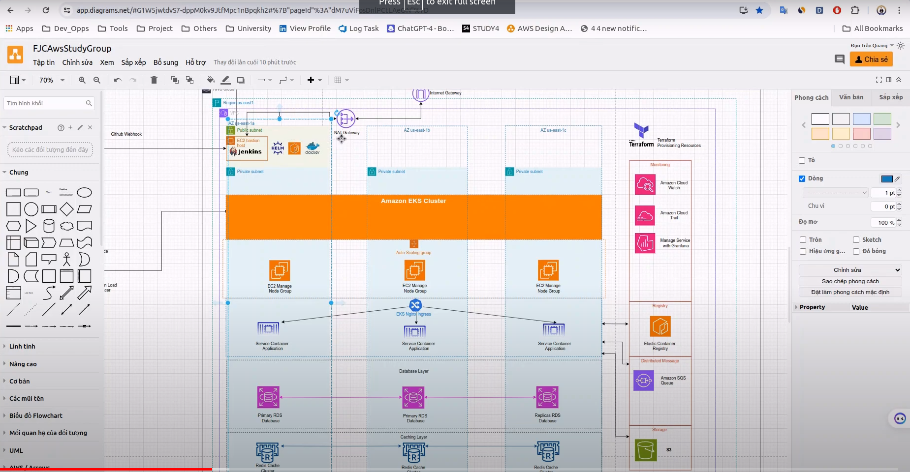 How to build realistic application on AWS