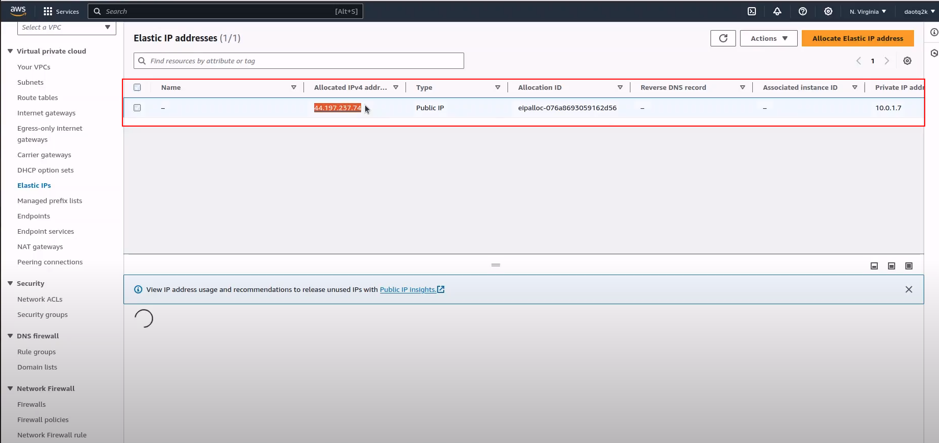 Elastic IP Address 