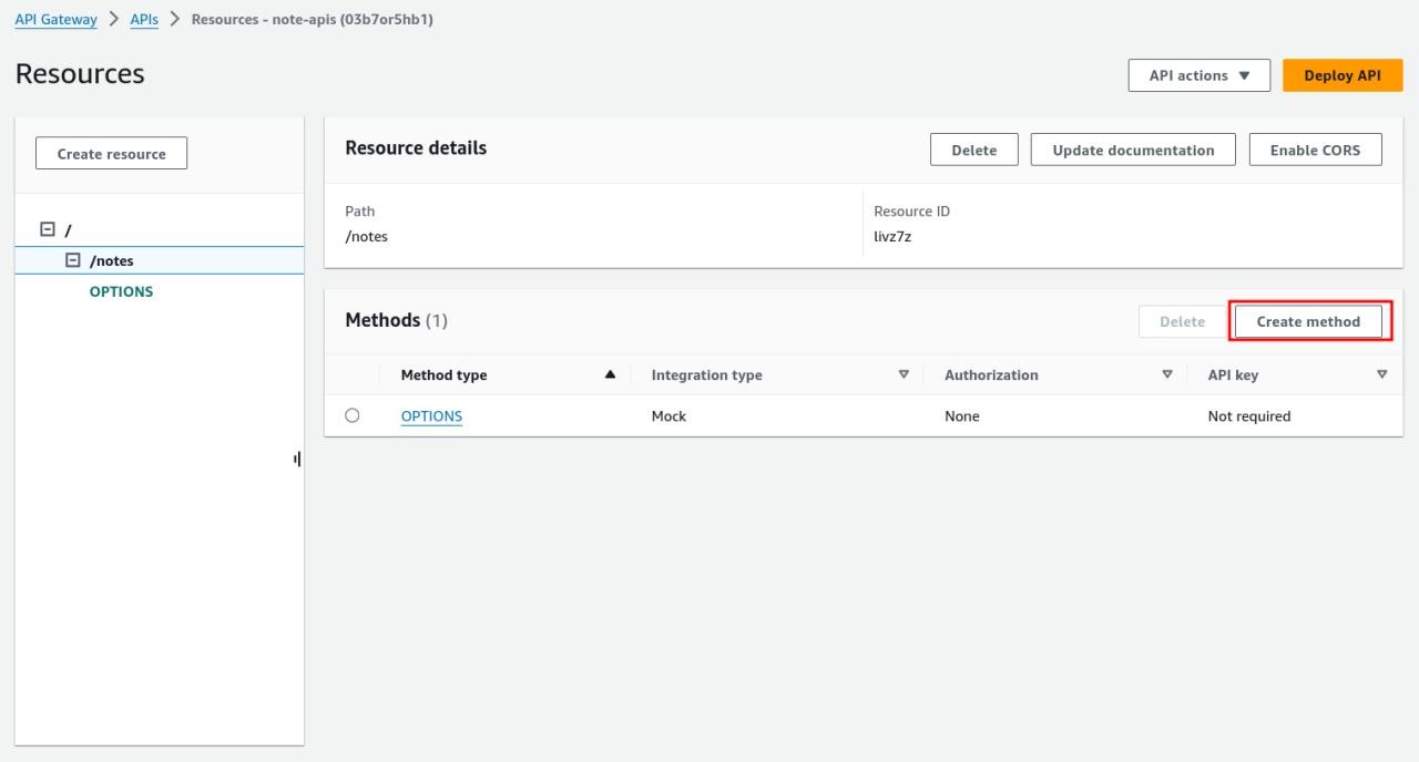 Create resource to create main Path for APIs