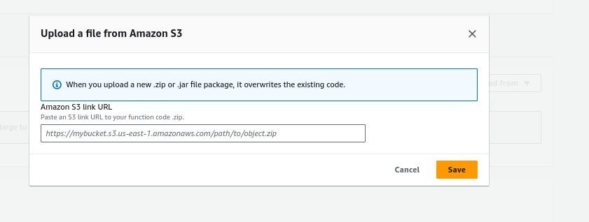 Create Lambda function and deploy 3